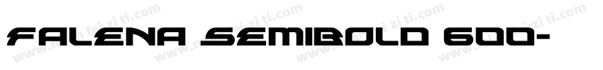 Falena SemiBold 600字体转换